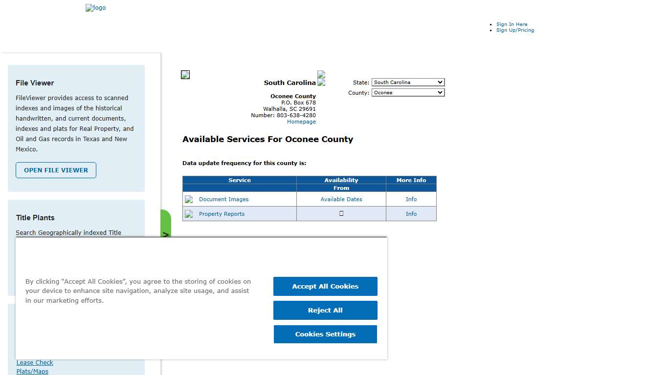 Search Oconee County Public Property Records Online | CourthouseDirect.com