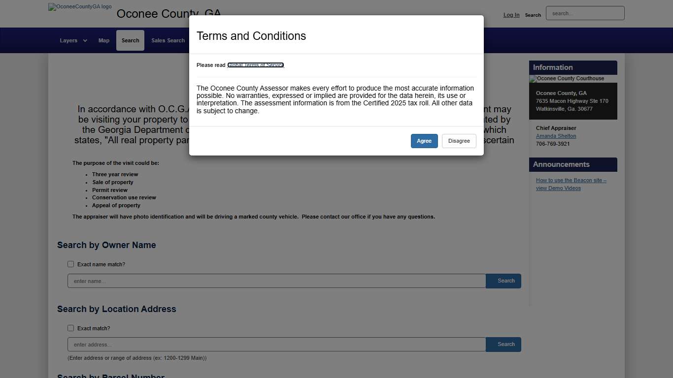 qPublic - Oconee County, GA - Search